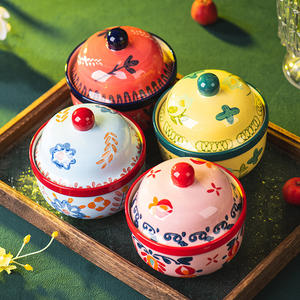 Olla de Barro con Tapa Estilo Americano, Apta para Lavavajillas, 0.4 kg, para Uso Doméstico y para Cocinar <span class=keywords><strong>Huevos</strong></span> al Vapor - Product Image 4