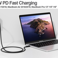 Cable Magnético USB 3.1 Gen2 Tipo-C, 20V 5A 100W, Carga PD y Transferencia de Datos para MacBook, Teléfono Móvil y Computadora