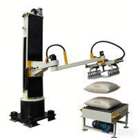 Robot Palettiseur de Ligne de Palettisation 15kg 25kg 50kg pour Riz, Ciment, Granulés de Bois, Sacs - Palettiseur Colonne Scara