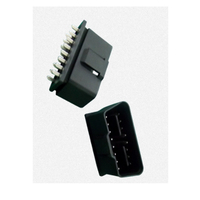 J132 soket konektor pria 16pin OBD II OBD 2 OBD2
