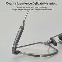 Lunettes de vue classiques en titane pour hommes et femmes, monture carrée légère et durable avec branches en bois de santal, idéales pour visages en forme de losange