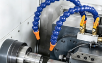 Máquina CNC Industrial YH25, Fresadora de Giro de Tornillos Totalmente Automática para Producción de Tornillos sin Fin, Torno de Fresado