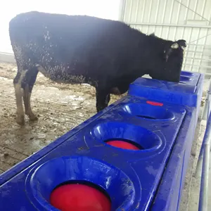 Bebedouro de plástico para criação de aves, fonte de água para vacas de grande capacidade, fornecimento direto da fábrica