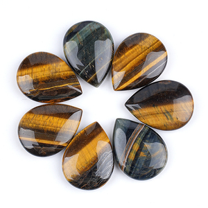 <span class=keywords><strong>Pietra</strong></span> Naturale Lucida da 40mm in <span class=keywords><strong>Occhio</strong></span> <span class=keywords><strong>di</strong></span> <span class=keywords><strong>Tigre</strong></span> <span class=keywords><strong>Blu</strong></span>, Cristallo Curativo a Goccia, Charm Versatile, <span class=keywords><strong>Pietra</strong></span> Antistress per Uso Quotidiano e Meditazione - Product Image 1