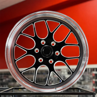 Jantes forgées Deep Dish style S77 à lèvre polie 5x120.65 pour Chevrolet Corvette Z06 CTS-V Drag Race American Muscle