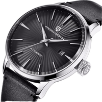 Montre-bracelet mécanique automatique pour homme, personnalisable, en gros et au détail, en cuir, étanche, avec calendrier et multifonction