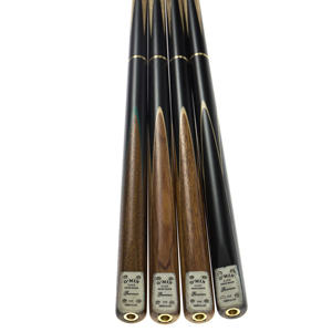 Omin merek JO-2Q 3/4 kuningan disambung Gunman buatan tangan Snooker Cue Snooker & brilliard Pool Cue Stick 3/4 Jointed Cue Ash kayu Ebony