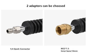 5000 psi haute pression longue Extension pulvérisateur Lance ,55cm en Fer chromé Lave-auto Pulvérisateur <span class=keywords><strong>Baguette</strong></span> pour le nettoyage - Product Image 4