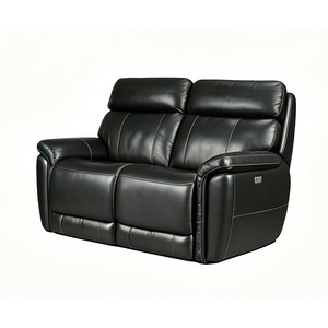 Conjunto de sofá reclinable eléctrico extensible de piel sintética moderna para muebles de sala de estar de lujo - Product Image 2