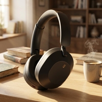Casque Bluetooth A14PRO Blanc Portable Hybride Double Alimentation ANC Filaire et Sans Fil Double Utilisation Commande par Boutons Approvisionnement en Gros