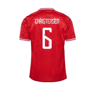 2024 25 New season Euro cup Denmark soccer jersey ERIKSEN HOME RED AWAY KJAER HOJBJERG CHRISTENSEN football Shirts