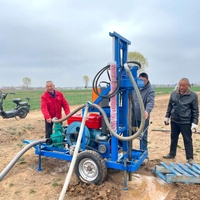 Foreuse de puits d'eau EB200, machine de forage portable pour puits profonds, modèles 50m, 100m, 150m, 200m, prix usine