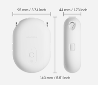 Tuya Wi-Fi BLE Smart Rideau Robot I & U Rod Moteur de pilote électrique Smart Home Rideau Control Support Google Alexa Siri Voice