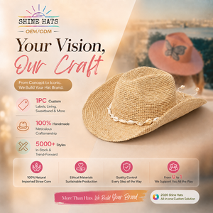 <span class=keywords><strong>Chapeau</strong></span> <span class=keywords><strong>de</strong></span> <span class=keywords><strong>cowboy</strong></span> en paille Fedora pour <span class=keywords><strong>femme</strong></span>, style Panama, Sombrero, Raffia, pour l'été et la plage, personnalisé, <span class=keywords><strong>de</strong></span> luxe, vente en gros, OEM, Shinehats 2026 - Product Image 1