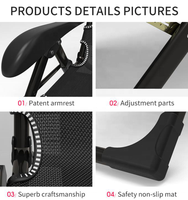 Chaise de camping d'extérieur de conception nouvelle, réglable, portable, inclinable, chaise longue de plage pour se détendre
