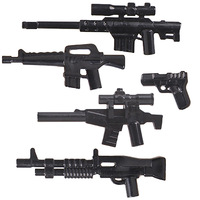 WOMA JUGUETES Compatible con las principales marcas ladrillos militar WW2 armas accesorios figura arma muñeca pequeño bloque de construcción juego de rompecabezas