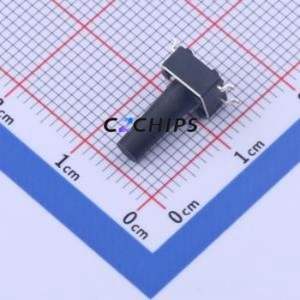 TS-1095PS-A155B2-C3D2 Tactile Switch SMD-4P,6x6mm Switch Single Pole Single Throw Round Button 1.8N Vertical Mount - Product Image 1