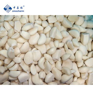 Sinocharm Gránulos de ajo naturales frescos y saludables de vegetales congelados 260-380 pcs/kg Precio al por mayor Ajo IQF - Product Image 2