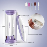 TOUCHBeauty 5 en 1 ensemble manucure et pédicure électrique perceuse à ongles professionnelle maison beauté nail art salon outils
