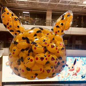 Ballon gonflable <span class=keywords><strong>Pikachu</strong></span> de dessin animé gonflable géant <span class=keywords><strong>Pikachu</strong></span> pour la décoration de rue publicitaire - Product Image 4