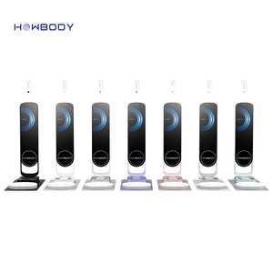 Balance connectée intelligente HOWBODY avec miroir de gym, impédancemètre, mesure <span class=keywords><strong>BMR</strong></span>, masse grasse et musculaire, et fonction thérapie numérique pour le poids corporel et la composition corporelle - Product Image 2