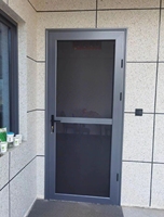 Porte moustiquaire moderne en acier inoxydable haute définition, pliable, antivol, ignifuge, anti-moustiques, pour chat, chien, hôtel, installation facile
