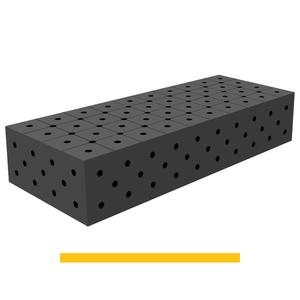 Bloc de connexion 1000x400x200mm SteelPlus GPPH, épaisseur 12mm, trous 16mm grille diagonale - Product Image 1