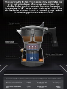 Caffettiera Moka Colbro in Acciaio Inox 316 con Doppia/Tripla Valvola, Stile Italiano, per Casa, Campeggio e <span class=keywords><strong>Caffè</strong></span> Espresso - Product Image 3