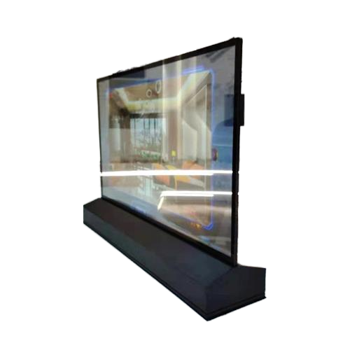 Transparent Crystal LED Display Film Screen Removable Glass LED Screen for Hall Decoration Adhesive LED Transparent Screen