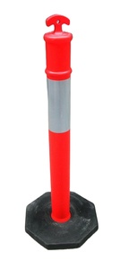 Séparateur de voie routière en plastique pour la sécurité routière au Canada et en <span class=keywords><strong>Australie</strong></span>, délimiteur de 6 kg et 8 kg, poteaux en PE, bornes de signalisation - Product Image 3