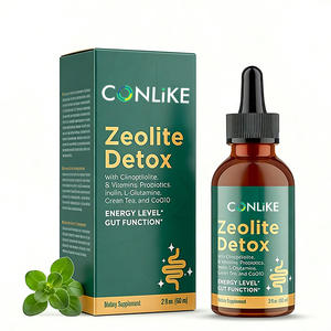OEM Marca Privada, Gotas <span class=keywords><strong>de</strong></span> <span class=keywords><strong>Zeolita</strong></span> Clinoptilolita <span class=keywords><strong>de</strong></span> Grado Alimenticio Natural, Líquido Oral para Apoyo a <span class=keywords><strong>la</strong></span> Salud y Limpieza Corporal - Product Image 2