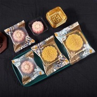 Sacs en plastique transparents mats de qualité alimentaire, scellés directement en usine, pour l'emballage de collations, sacs en plastique pour biscuits avec fermeture latérale