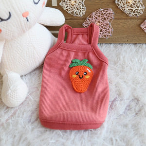 Gilet de mode pour chien avec bretelles, respirant et léger, pour <span class=keywords><strong>Chihuahua</strong></span>, Bichon, chiot et chat, chemise décontractée d'été pour animaux de compagnie - Product Image 2