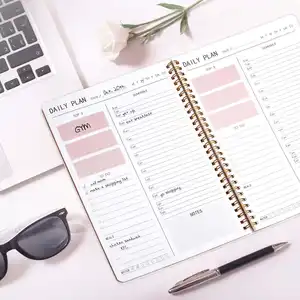Myway 2026 Daily <strong>Planner</strong> <strong>Hourly</strong> Schedules Appointment <strong>Planner</strong> Undated with To-Do List, Meals, Notes 10"X7.3", Flexible Cover - Product Image 1