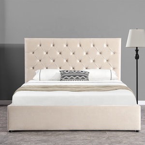 Willsoon moderno King Size letti portaoggetti con doppia dimensione <span class=keywords><strong>in</strong></span> velluto <span class=keywords><strong>tessuto</strong></span> fabbrica fornitura bottone Design <span class=keywords><strong>testiera</strong></span> <span class=keywords><strong>per</strong></span> camera da <span class=keywords><strong>letto</strong></span> - Product Image 1