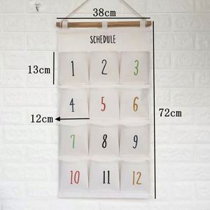Customize Fabric Hanging Wall Pouch Hang Organizer <b>Large</b> Self-contained Storage Bag - Product Image 5