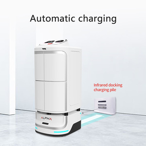 Robot Humanoide Automático para Entrega Comercial <span class=keywords><strong>de</strong></span> Alimentos con Pantalla Publicitaria - Product Image 3