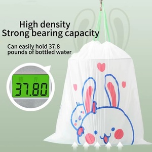 Vente en gros de revêtements de poubelle de cuisine personnalisés emballage sacs à ordures de fécule de maïs alimentaire sac à déchets compostable - Product Image 4