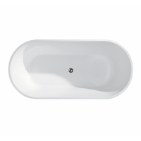 Baignoire autoportante en acrylique noire 1700 mm, baignoire hydromassante d'angle en acrylique noire pour adulte, salle de bain