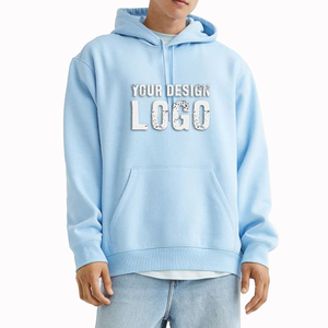 Sweat à capuche décontracté pour homme, coupe oversize, en molleton épais, de haute qualité, style basique et ample, pour le sport - Product Image 3