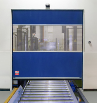 Porte coulissante magnétique à lévitation roulante en PVC moderne Porte à <span class=keywords><strong>volet</strong></span> roulant à grande vitesse pour utilisation en atelier Isolation thermique finie - Product Image 4