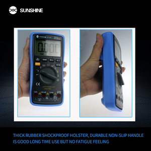 Dt-17n เครื่องวัดดิจิตอลแบบพกพา แสดงค่าความจุอัตโนมัติ แอมมิเตอร์ แสดงผลมัลติมิเตอร์แบบสูง - Product Image 4