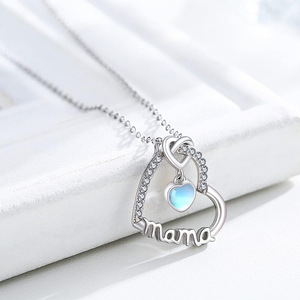 Elegante Collar con Colgante de Corazón para Mujer, Regalo del Día de la Madre, Collar para Mamá - Product Image 2