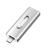 Clé USB pivotante OTG 2 en 1 8 Go 4 Go 2 Go 128 Go 64 Go 32 Go de mémoire Clé USB double Type C Clé USB 2.0