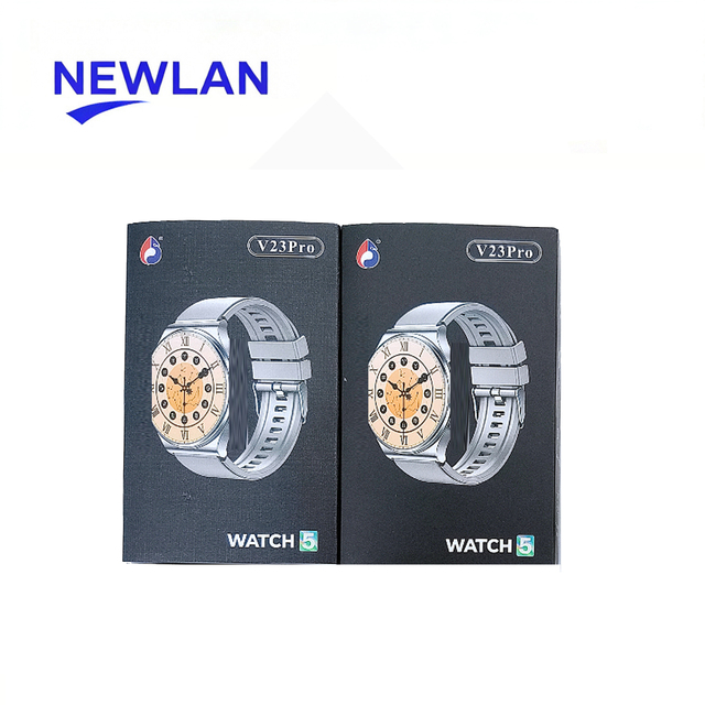 High Quality Circle Sports Watch for Men Women Premium Gift Set V23 Pro Fashion Round Smart Watches