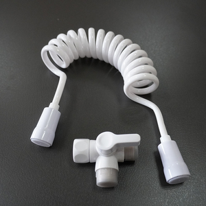 PISTOLA DE PULVERIZACIÓN de inodoro para mujer, <span class=keywords><strong>manguera</strong></span> telescópica de 1,5/2 m, <span class=keywords><strong>manguera</strong></span> de entrada de tubo de entrada para teléfono, <span class=keywords><strong>manguera</strong></span> de <span class=keywords><strong>ducha</strong></span>, venta al por mayor - Product Image 2