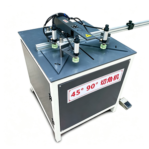 Machine de découpe automatique à angle de 45 à 90 degrés, scie à onglet pneumatique pour profilés en aluminium, pour cadre de porte et de fenêtre - Product Image 1