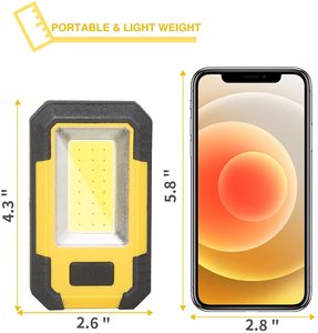 Đèn Kiểm Tra Pin Sạc Usb Di Động, Đèn Pha Không Dây Sửa Chữa Xe Hơi Đèn Làm Việc Từ Tính <span class=keywords><strong>Cob</strong></span> <span class=keywords><strong>Led</strong></span> Đèn Làm Việc - Product Image 4