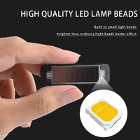 Alarma para Automóvil Ruitaisen, Luz LED Intermitente, Sistema de Seguridad Antirrobo, Luces de Advertencia de Señal Solar, Lámpara de Hombro Estroboscópica Blanca de 12 V