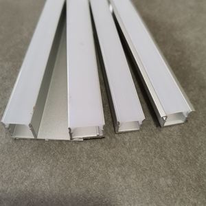 Profil de garniture de carreaux en U pour bande Led, en aluminium, pour porte de verre, <span class=keywords><strong>escalier</strong></span>, cuisine, disponible en mat - Product Image 2